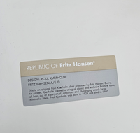 Set / Poul Kjaerholm for Fritz Hansen / PK8 / Chairs 2012