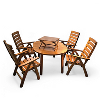 Stunning Fischer Möbel garden set / 1970s / mint condition