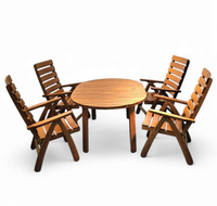 Stunning Fischer Möbel garden set / 1970s / mint condition