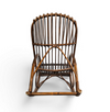 Rohé Noordwolde bent wicker / rattan rocking chair