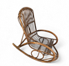 Rohé Noordwolde bent wicker / rattan rocking chair
