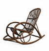 Rohé Noordwolde bent wicker / rattan rocking chair