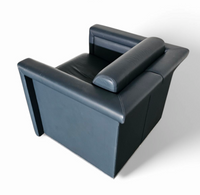 Pair / Trix and Robert Haussmann / Leather Chairs by Knoll