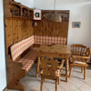 Tiroler dining group / table/ 2 armchairs /corner panels and corner bench 1950s