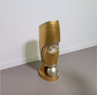 painted Leeazanne  umbrella stand, ca 1980 resine / epoxy / Hollywood Regency
Manufactured by the LAM LEE Group, Dallas USA.