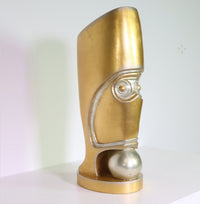 painted Leeazanne  umbrella stand, ca 1980 resine / epoxy / Hollywood Regency
Manufactured by the LAM LEE Group, Dallas USA.