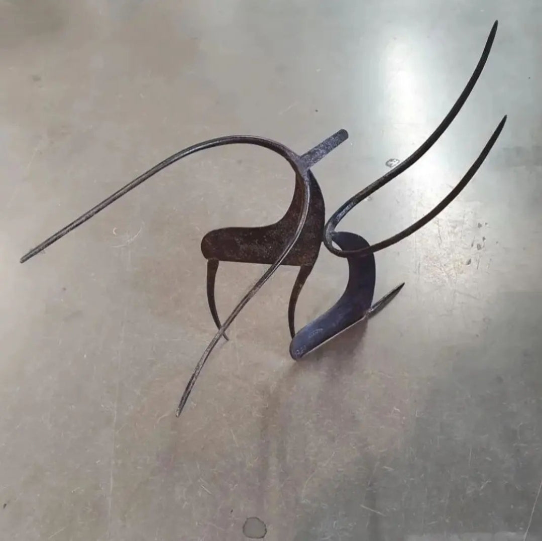 Beautiful iron sculpture  Signed AJP / LEVENS 1960s
JEAN PIERRE AUGIER