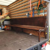 One of a kind, Thonet station waiting room bench 1880 width 3.50 meter. You will never find again, not marked