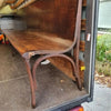 One of a kind, Thonet station waiting room bench 1880 width 3.50 meter. You will never find again, not marked