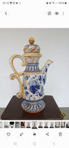 Italy / ceramic / Majolica / Deruda / teapot / Height 50 cm