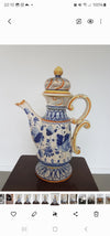 Italy / ceramic / Majolica / Deruda / teapot / Height 50 cm