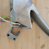 2 x wall sconces by Joan Auge for Taller Uno / model Alien / Polished cast aluminum