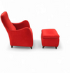 Senta armchair / hocker / ottoman by Gerard van den Berg for Wittmann / red velvet upholstery / marked
Stunning condition