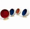 3 x fiber glass ball chair 1980s