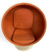 3 x fiber glass ball chair 1980s