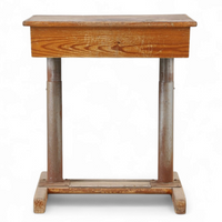 SCHOOL BENCH WITH CHAIR, Grythyttan, first half of the 20th century