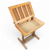 SCHOOL BENCH WITH CHAIR, Grythyttan, first half of the 20th century
