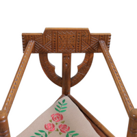 2 x Scandinavian / Sweden /carved Monk chairs 1920s