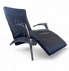 DAVID / design armchair /lounger by Interprofil / black leather good condition
