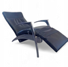 DAVID / design armchair /lounger by Interprofil / black leather good condition