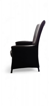 2 x Armchair by Wittmann /design Paolo Piva / Model Alta Highback / black leather