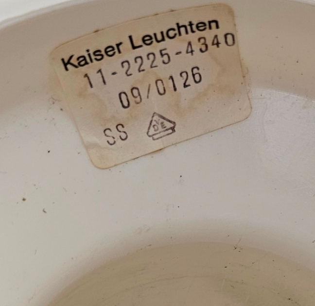 Vintage ceramic bubble floor lamp Kaiser Leuchten
Floorlamp

Height 164
Depth 30
Width 30

Ceramic base

Height 116