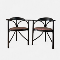2 x Thonet 91 triangle chair by Michael Thonet