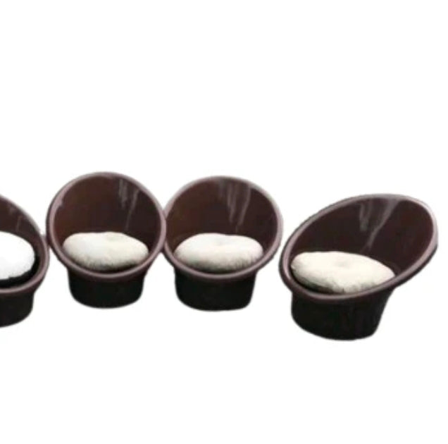 Skopa fauteuils  by Ole Gjer Knudsen & Torben Lind by Orth Plast / Ikea, 70s / set of 6