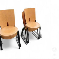 Oblado set 2 x table 10 x chairs blåstation
by Borge Lindau for Blå Station
