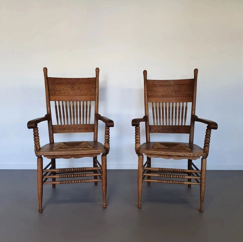 Unieke Belle Epoque stoelen ( shaker chairs )
