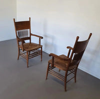 Unieke Belle Epoque stoelen ( shaker chairs )