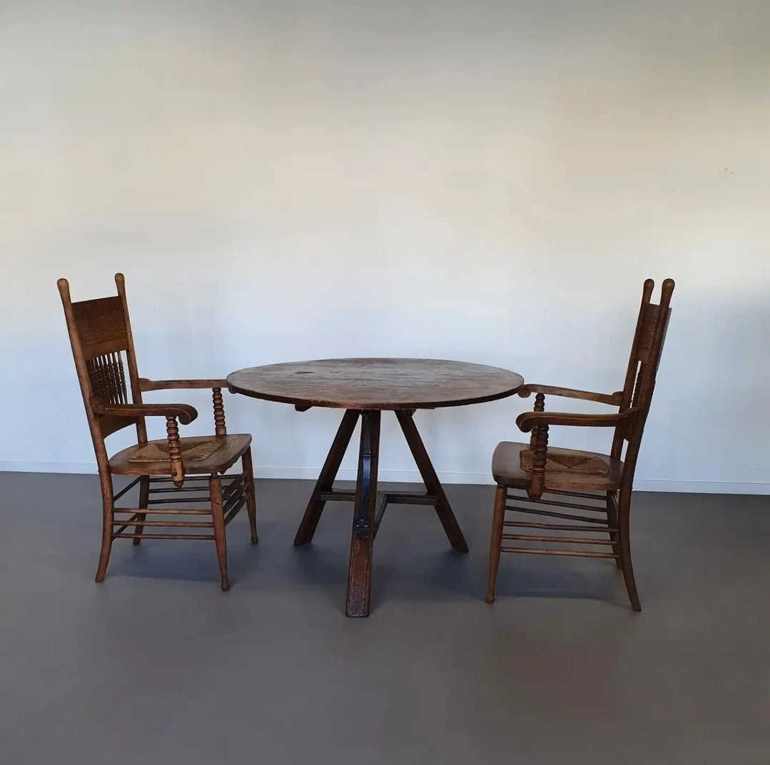 Unieke Belle Epoque stoelen ( shaker chairs )