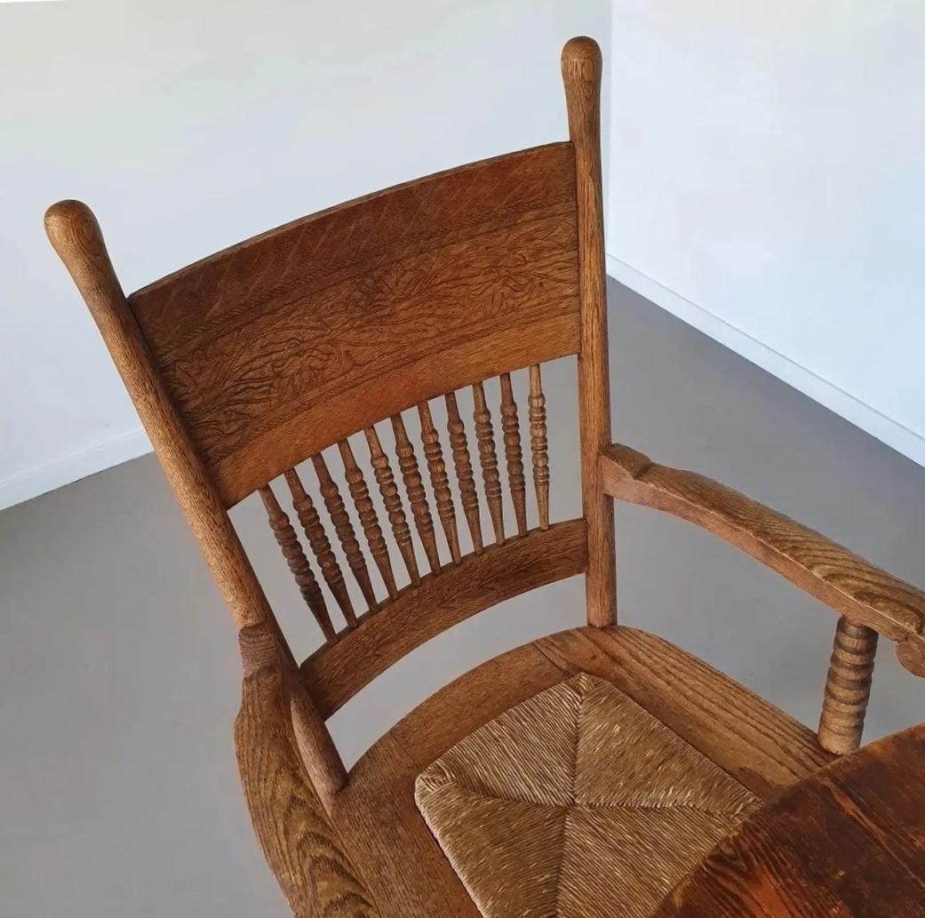 Unieke Belle Epoque stoelen ( shaker chairs )