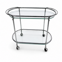 Riki T52 serving trolley / bar cart / Gallotti & Radice / 1980s