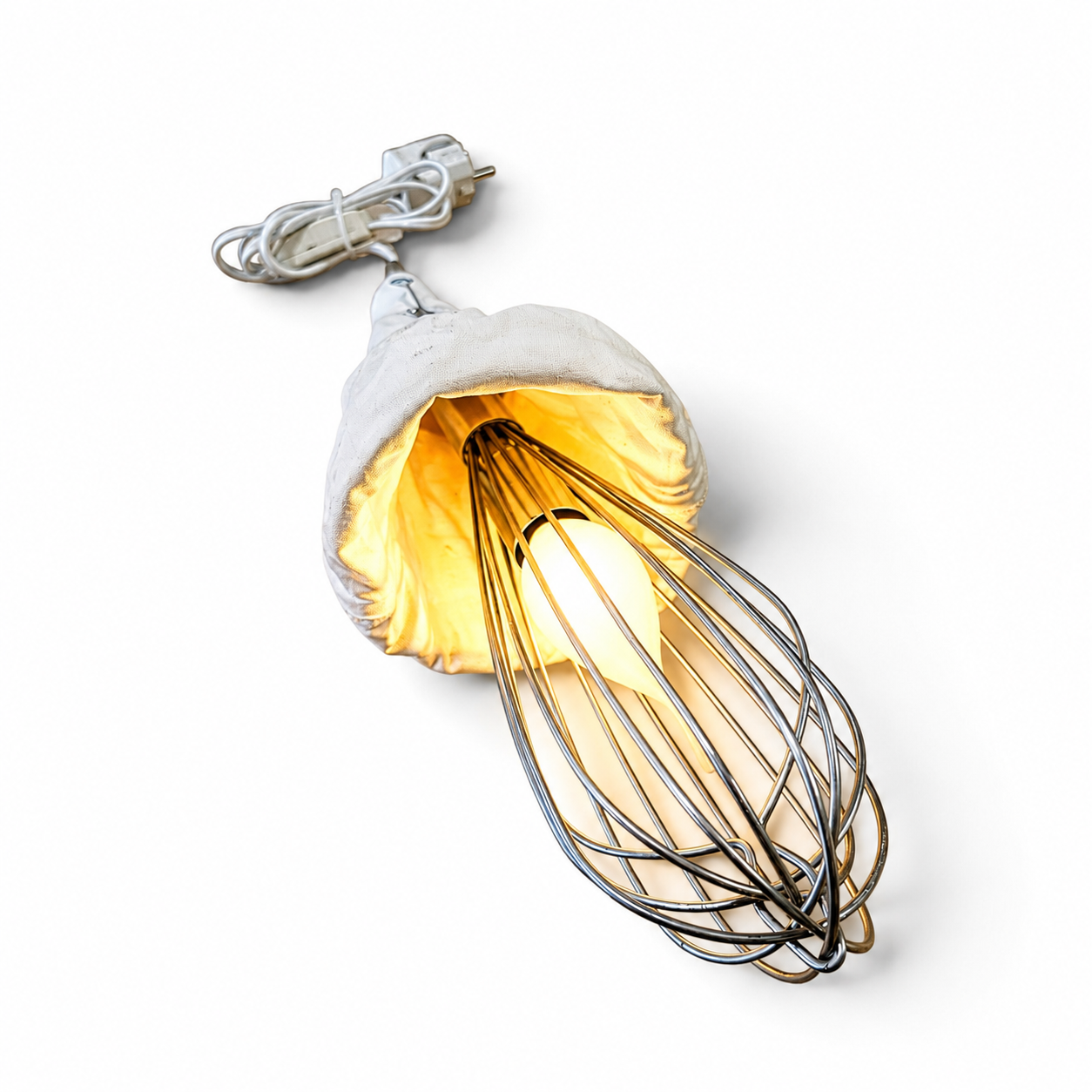 Hand whisk lamp vintage / 1970s