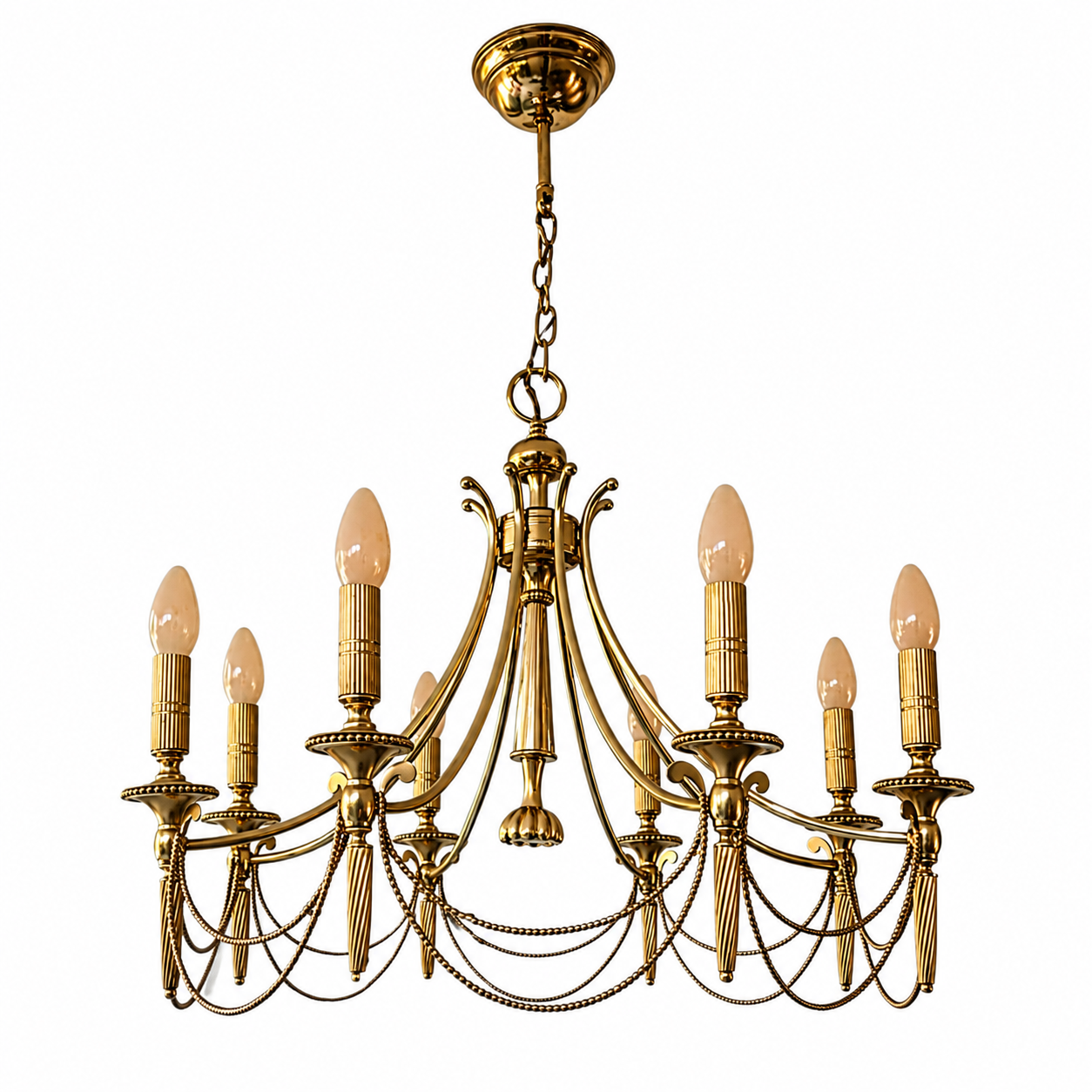 Sciolari candle regency chandelier 1960s