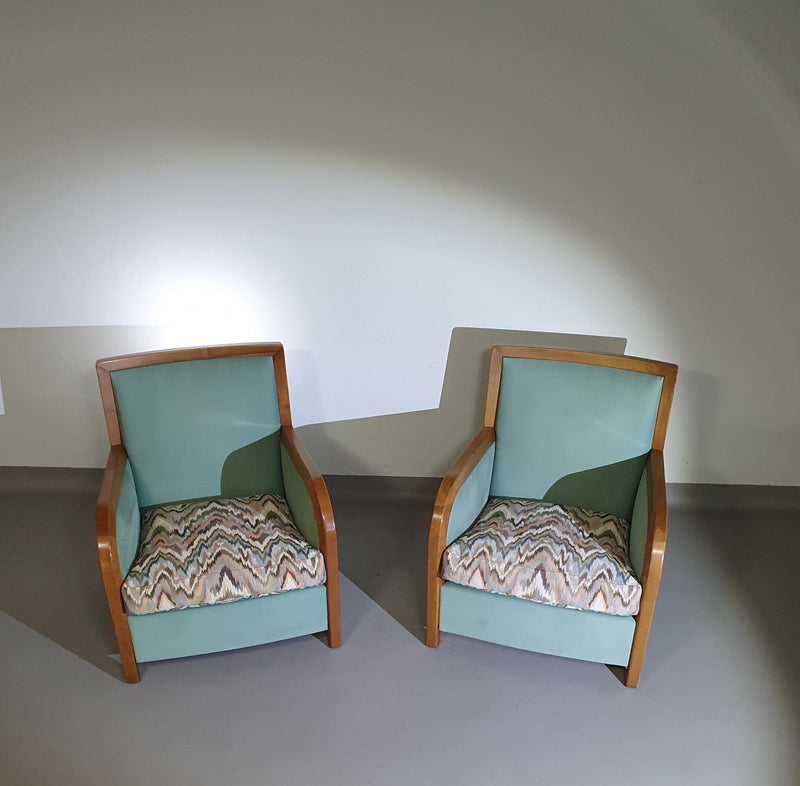 2 x Molteni arm chair / Harmonica / 1980s