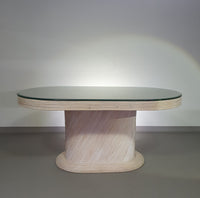 Pensil reed / Split reed table / 3 × chair / dining set /