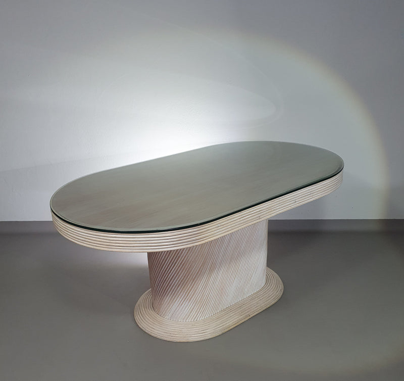 Pensil reed / Split reed table / 3 × chair / dining set /