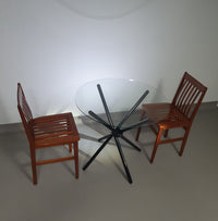 A thing of beauty is a joy for ever.
Italian folding table 80's
Aluminium frame