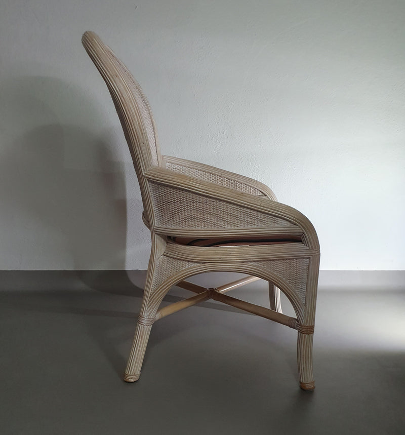 Pensil reed / Split reed table / 3 × chair / dining set /