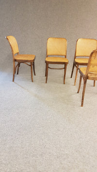 4 x  No. 811 Prague Chair by Josef Hoffman for FMG, 1960s