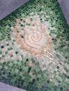 Pair of glass tile mosaic side tables - Genaro Alvarez - 1950s BY GETANO