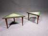 Pair of glass tile mosaic side tables - Genaro Alvarez - 1950s BY GETANO