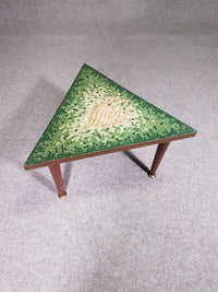 Pair of glass tile mosaic side tables - Genaro Alvarez - 1950s BY GETANO