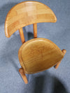 logohuman 4 x chair / made in solid maple by Ansager Møbler / marked