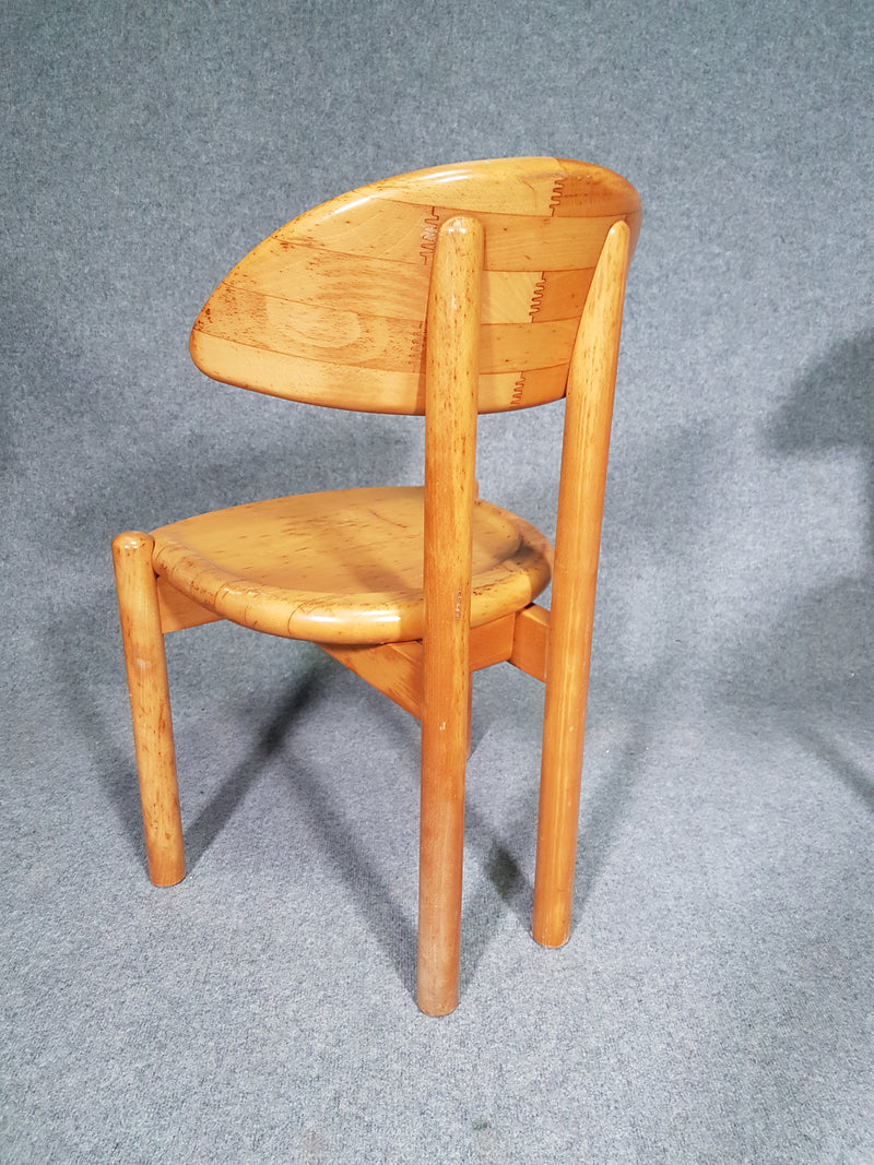 logohuman 4 x chair / made in solid maple by Ansager Møbler / marked
