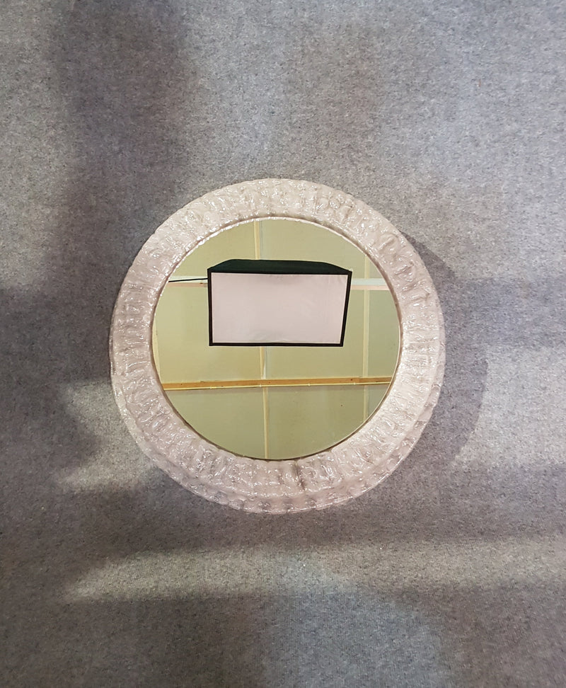 XXL Round mirror Hillebrand - 1970s
