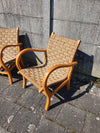 Bauhaus arm chairs, designed by German Erich Dieckmann in the 1930s.
