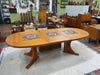 Stunning extendable dining table by Poul Herman Poulsen for Gangso Møbel Denmark. Danisch design 240cm x 107 cm signed